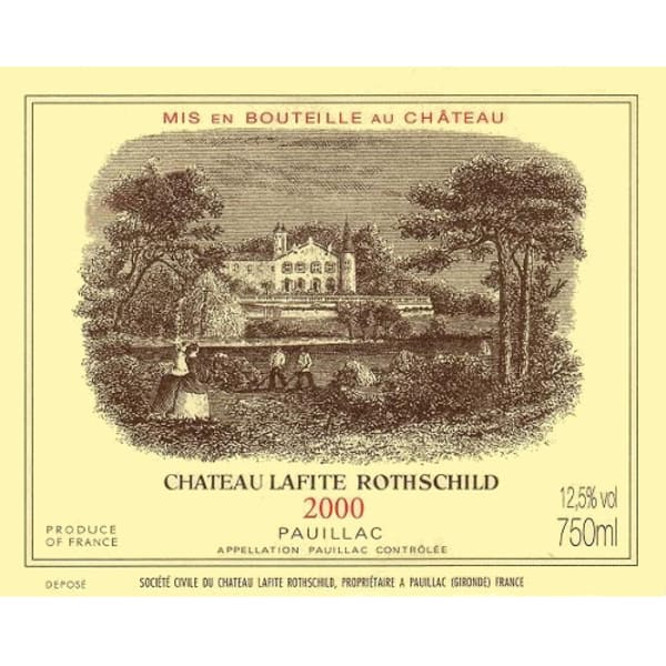 Rượu vang đỏ Chateau Lafite Rothschild 2000
