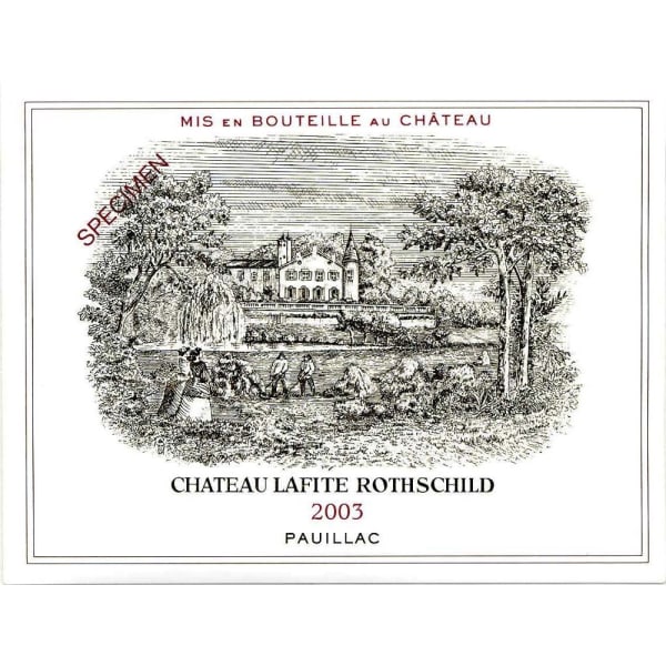 Rượu vang đỏ Chateau Lafite Rothschild 2003