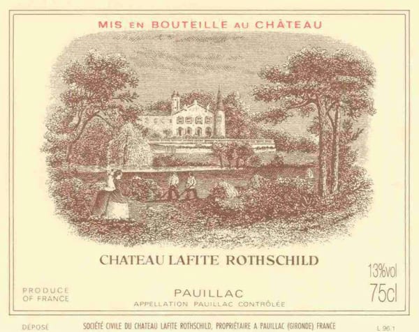 Rượu vang đỏ Chateau Lafite Rothschild (bin soiled label) 1976