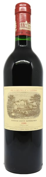 Rượu vang đỏ Chateau Lafite Rothschild (bin soiled label) 1986