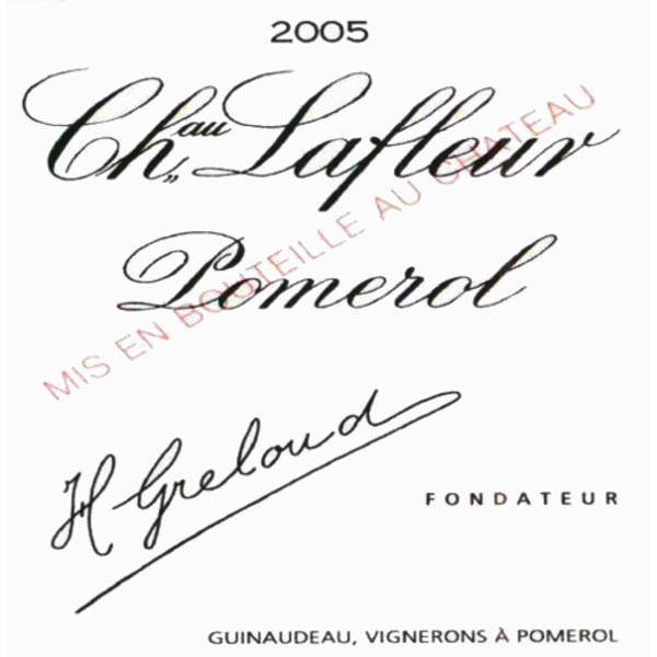 Rượu vang đỏ Chateau Lafleur 2005