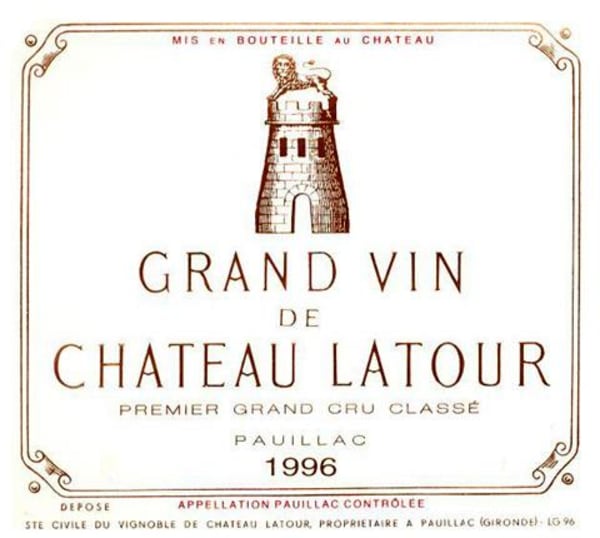 Rượu vang đỏ Chateau Latour (chai Magnum 1,5 lít) 1996