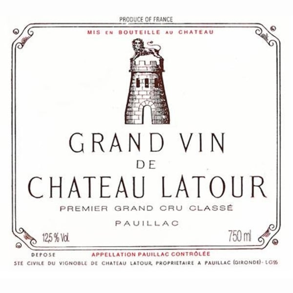 Rượu vang đỏ Chateau Latour 1988