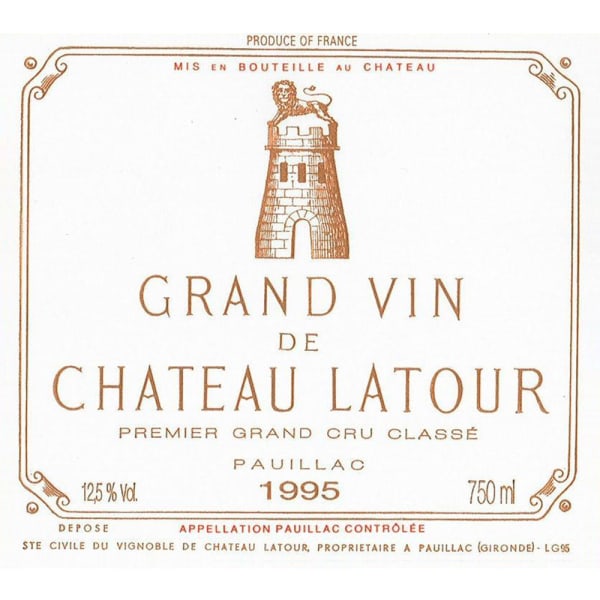 Rượu vang đỏ Chateau Latour 1995
