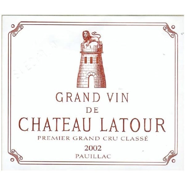 Rượu vang đỏ Chateau Latour 2002