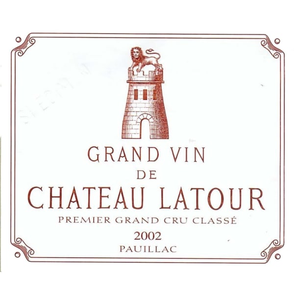 Rượu vang đỏ Chateau Latour 2002