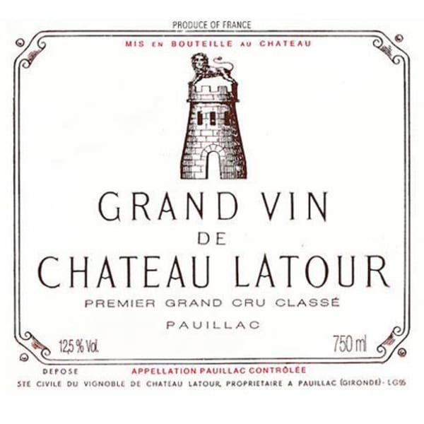 Rượu vang đỏ Chateau Latour (375ML half-bottle) 2005