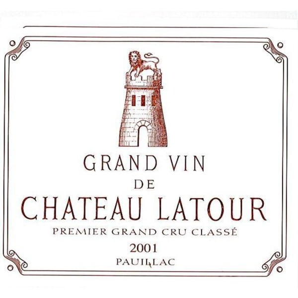 Rượu vang đỏ Chateau Latour (scuffed label) 2001