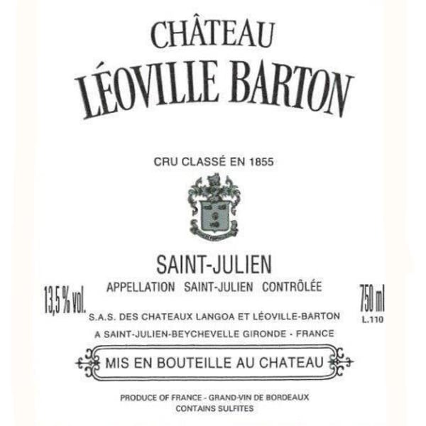 Rượu vang đỏ Chateau Leoville Barton (chai Magnum 1,5 lít) 2016