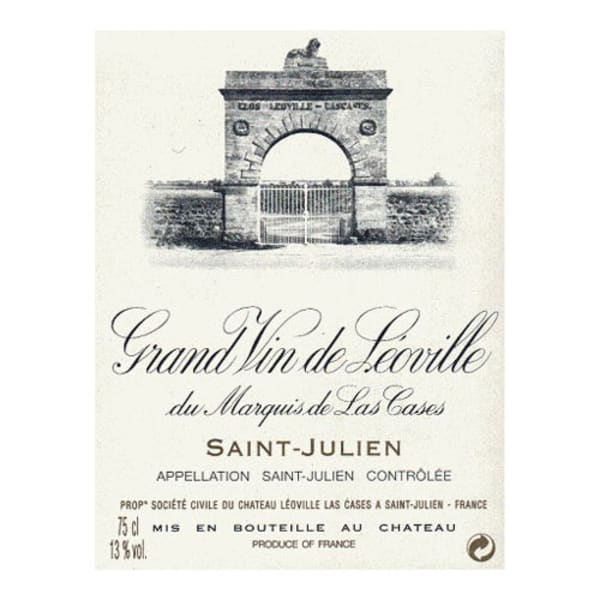 Rượu vang đỏ Chateau Leoville Las Cases (chai Magnum 1,5 lít) 1996