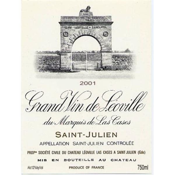 Rượu vang đỏ Chateau Leoville Las Cases 2001