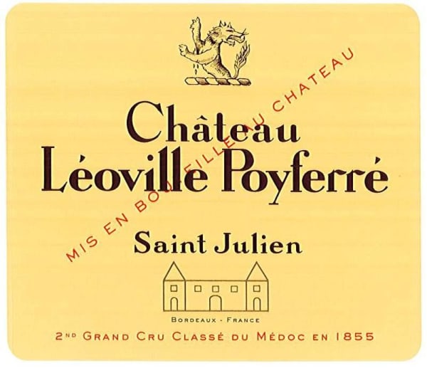 Rượu vang đỏ Chateau Leoville Poyferre (chai Magnum 1,5 lít) 2018