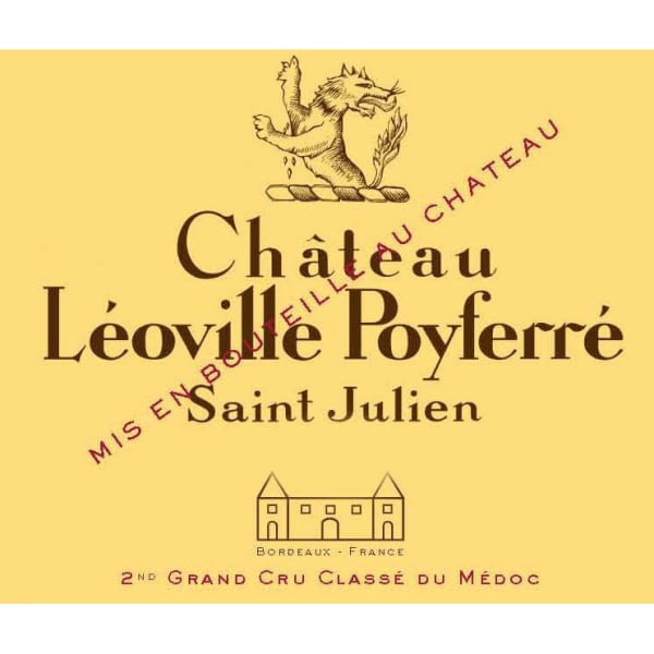 Rượu vang đỏ Chateau Leoville Poyferre (chai 3 lít) 2009