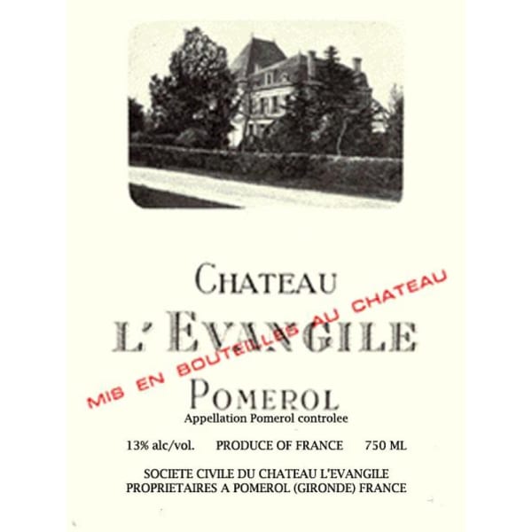 Rượu vang đỏ Chateau L'Evangile 1990