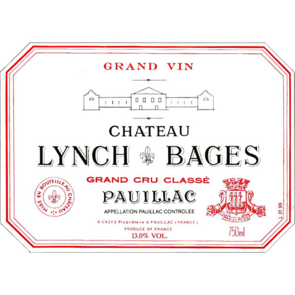 Rượu vang đỏ Chateau Lynch-Bages (chai Magnum 1,5 lít) 2000