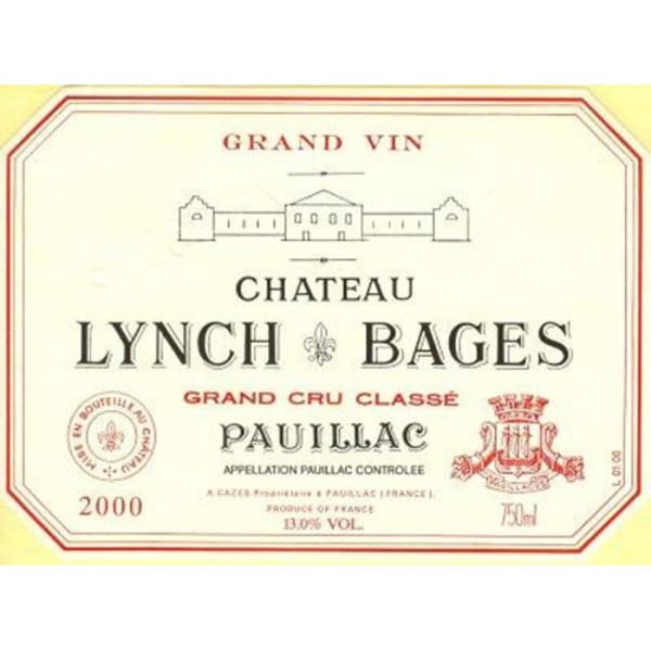 Rượu vang đỏ Chateau Lynch-Bages 2000