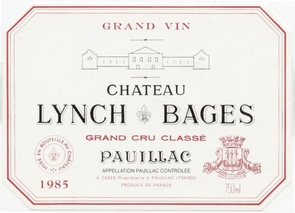 Rượu vang đỏ Chateau Lynch-Bages (3 Liter - cracked wax capsule) 1985