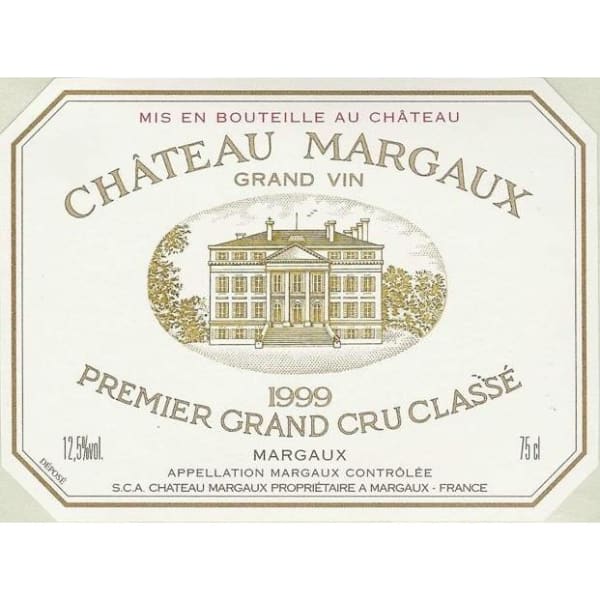 Rượu vang đỏ Chateau Margaux (chai Magnum 1,5 lít) 1999