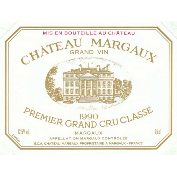 Rượu vang đỏ Chateau Margaux 1990