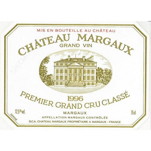 Rượu vang đỏ Chateau Margaux 1996