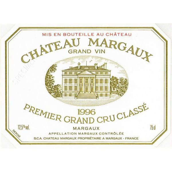 Rượu vang đỏ Chateau Margaux 1996