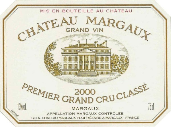 Rượu vang đỏ Chateau Margaux 2000