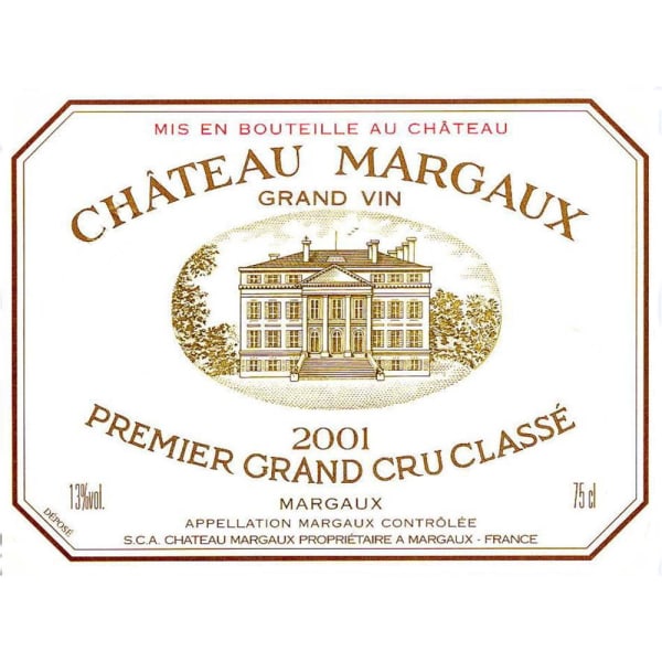 Rượu vang đỏ Chateau Margaux 2001