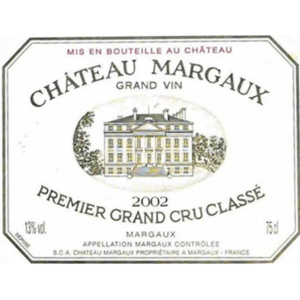 Rượu vang đỏ Chateau Margaux 2002