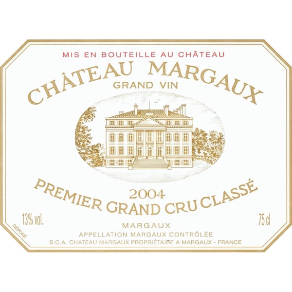 Rượu vang đỏ Chateau Margaux 2004