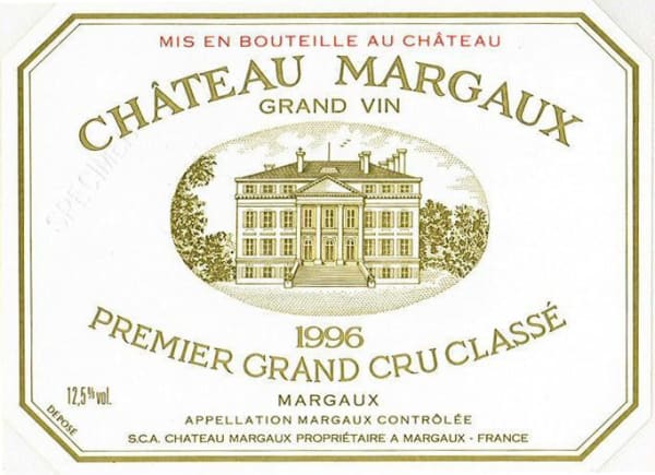 Rượu vang đỏ Chateau Margaux (chai 6 lít) 1996