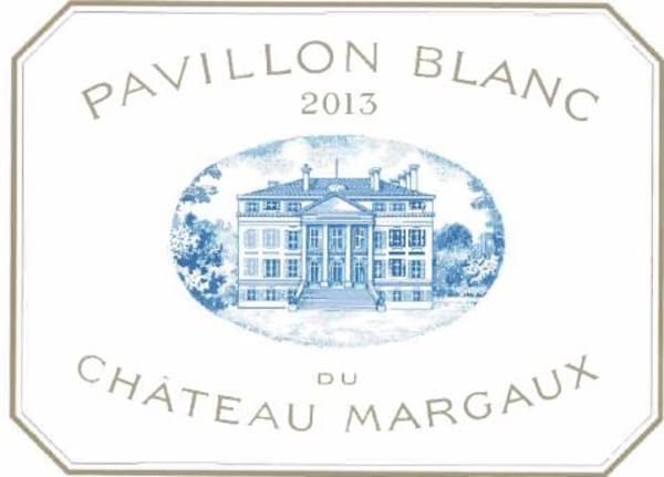 Rượu vang trằng Chateau Margaux Pavillon Blanc 2013