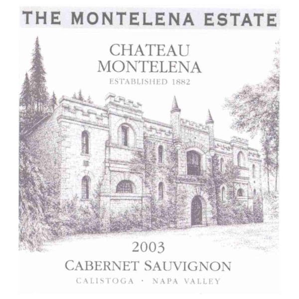 Rượu vang đỏ Chateau Montelena Estate Cabernet Sauvignon (chai Magnum 1,5 lít) 2003