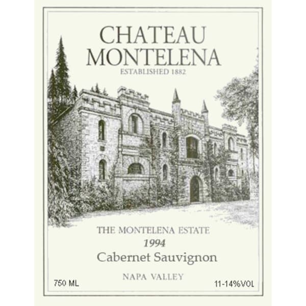 Rượu vang đỏ Chateau Montelena Estate Cabernet Sauvignon 1994