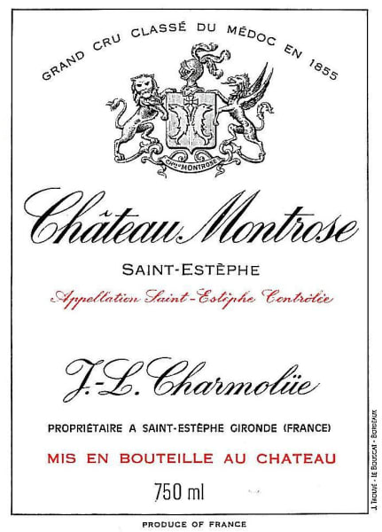 Rượu vang đỏ Chateau Montrose 1990
