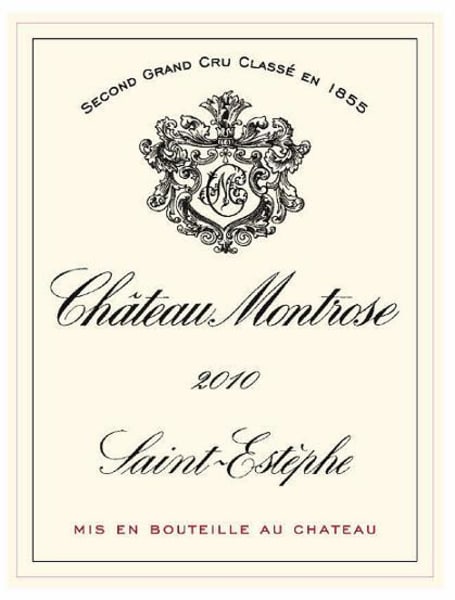 Rượu vang đỏ Chateau Montrose (stained label) 2010