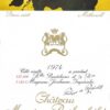 Rượu vang đỏ Chateau Mouton Rothschild 1974