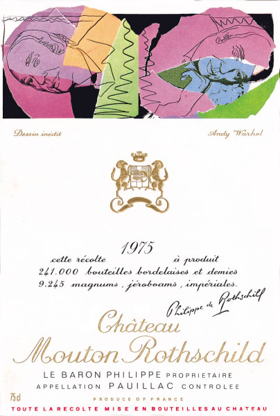 Rượu vang đỏ Chateau Mouton Rothschild 1975