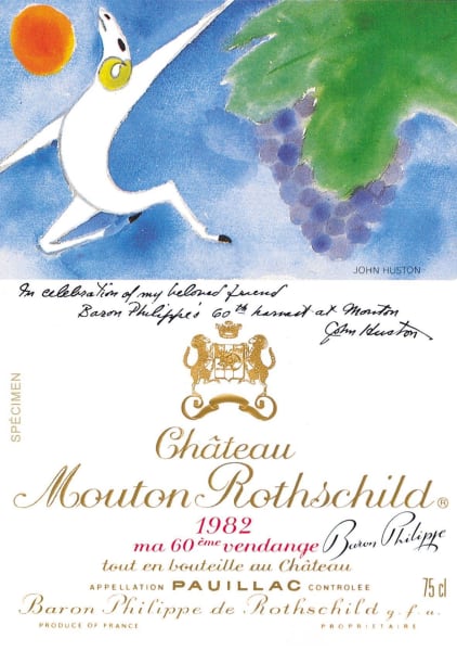 Rượu vang đỏ Chateau Mouton Rothschild 1982