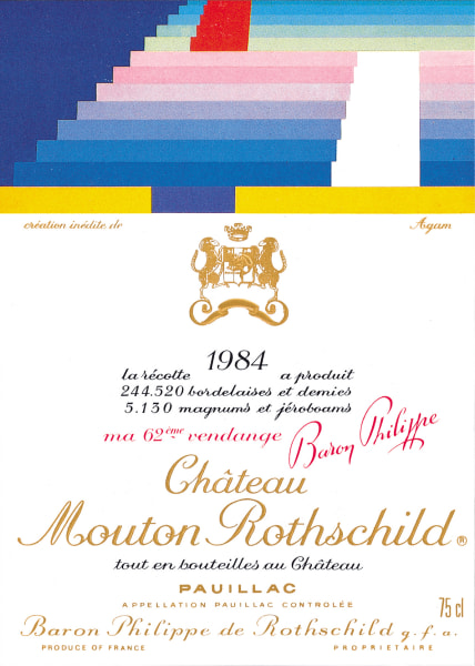 Rượu vang đỏ Chateau Mouton Rothschild 1984