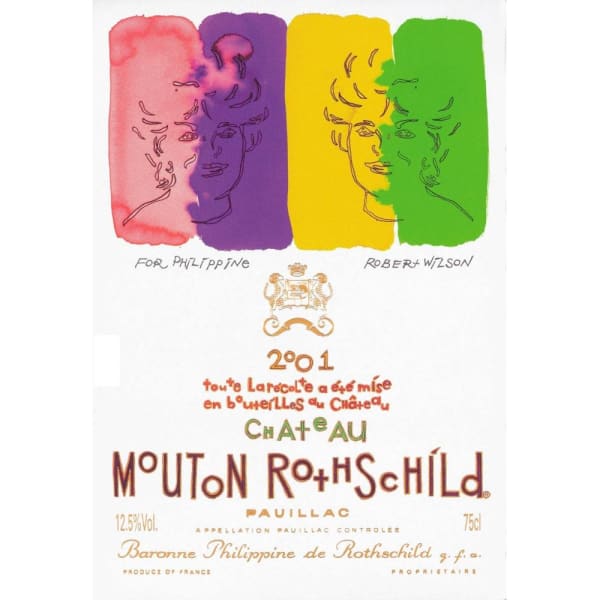 Rượu vang đỏ Chateau Mouton Rothschild 2001