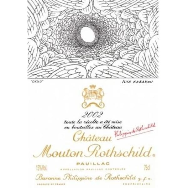 Rượu vang đỏ Chateau Mouton Rothschild 2002