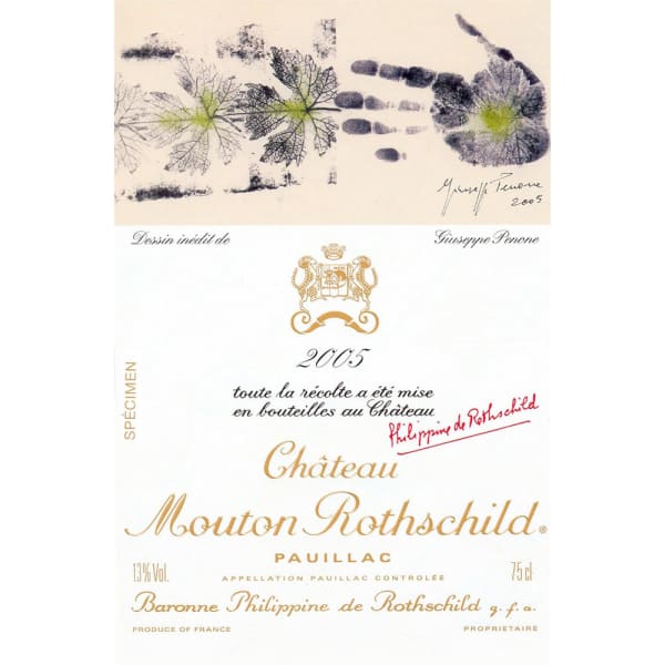 Rượu vang đỏ Chateau Mouton Rothschild 2005