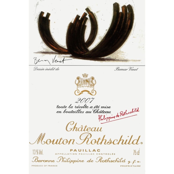 Rượu vang đỏ Chateau Mouton Rothschild 2007