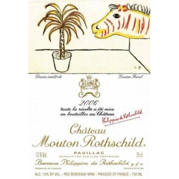 Rượu vang đỏ Chateau Mouton Rothschild (375ML half-bottle) 2006