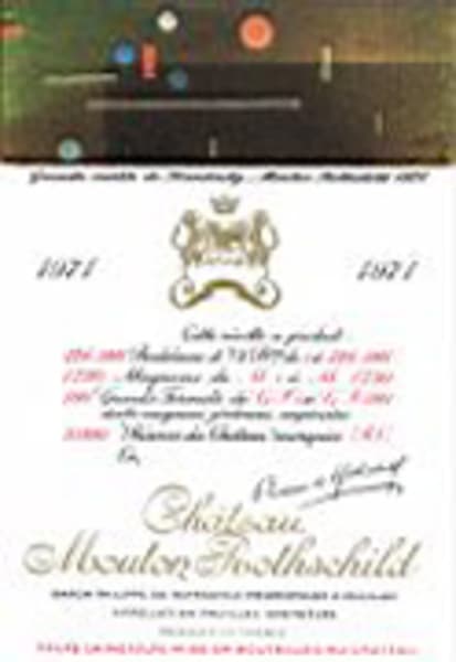 Rượu vang đỏ Chateau Mouton Rothschild (chai 5 lít) 1971