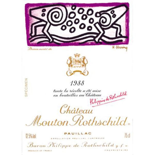 Rượu vang đỏ Chateau Mouton Rothschild (chai 5 lít) 1988