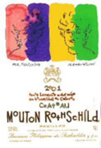 Rượu vang đỏ Chateau Mouton Rothschild (chai 6 lít) 2001