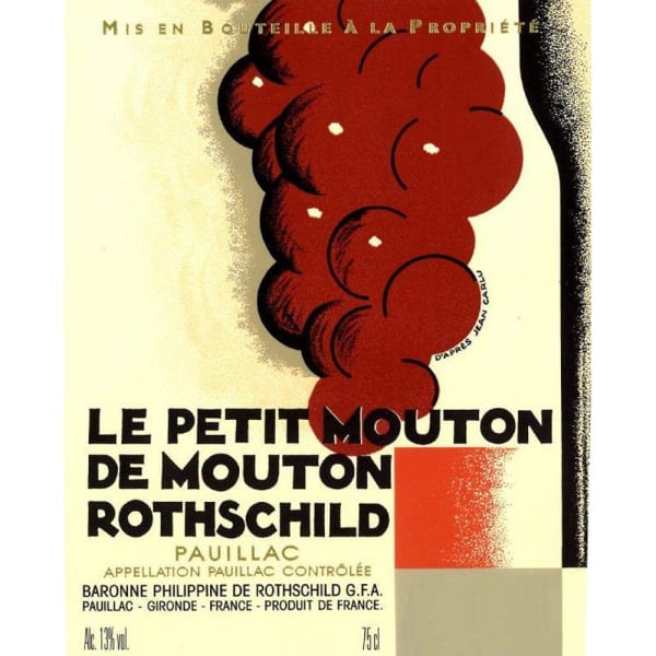 Rượu vang đỏ Chateau Mouton Rothschild Le Petit Mouton (chai Magnum 1,5 lít) 2014
