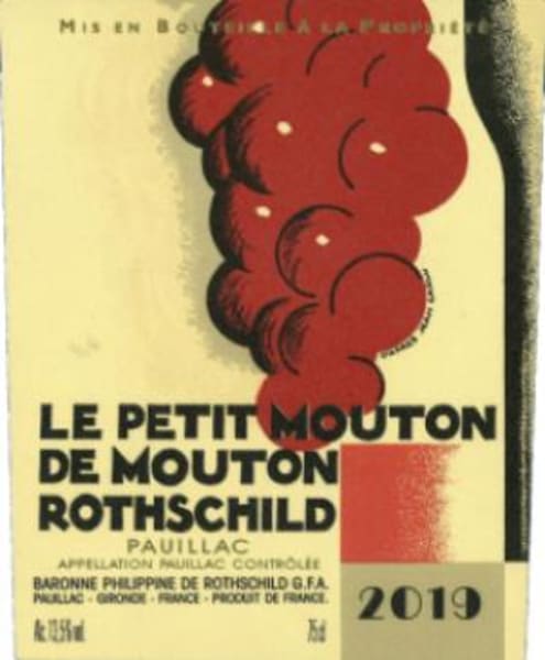 Rượu vang đỏ Chateau Mouton Rothschild Le Petit Mouton (chai Magnum 1,5 lít) 2019