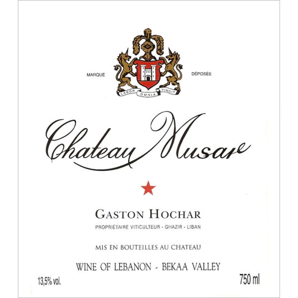 Rượu vang đỏ Chateau Musar Lebanon Rouge 1988